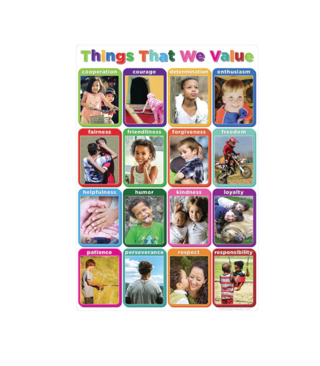 Things We Value 13&quot; x 19&quot; Smart Poly® Chart