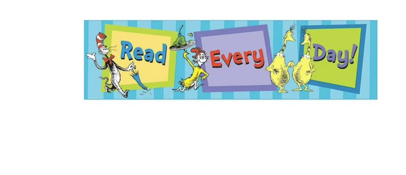 Dr. Seuss Read Everyday Banner