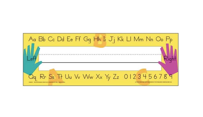 Teacher&#39;s Tool Tented Name Plates