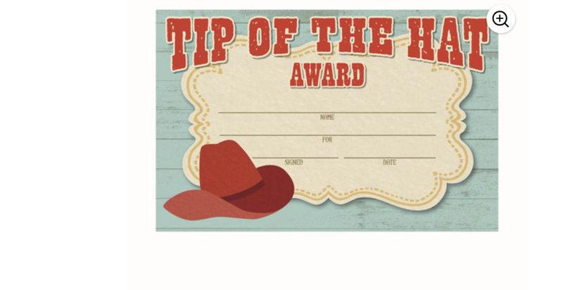 Wild Wild Classroom Recognition Award