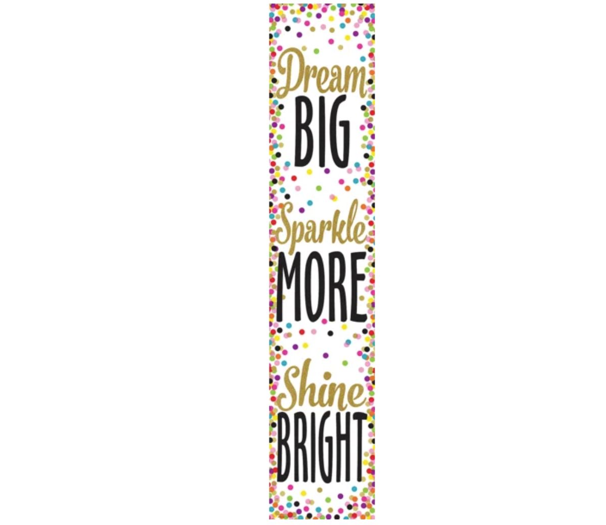 Confetti Shine Bright Banner