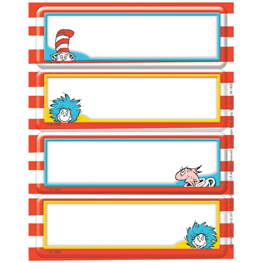 Dr. Seuss Labels