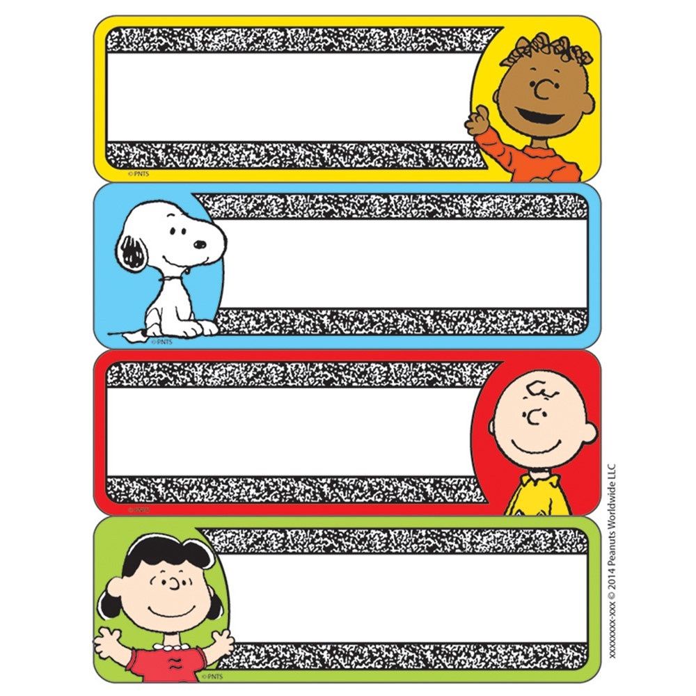 Peanuts Composition Labels
