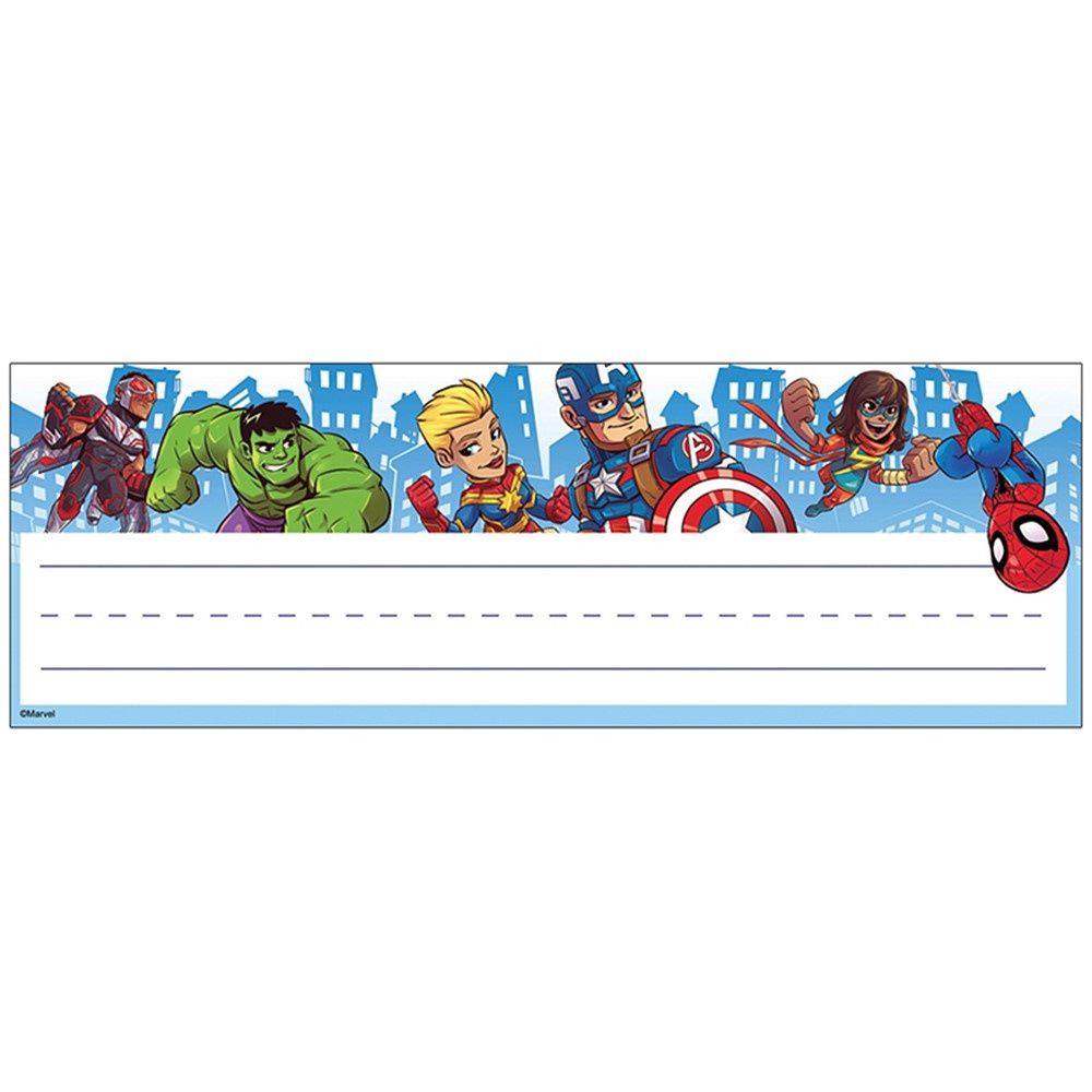 Marvel Super Hero Adventure Self-Adhesive Name Plates