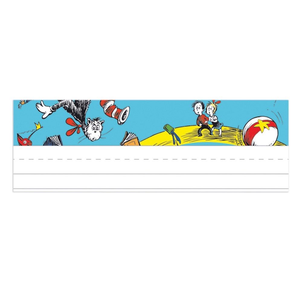 Cat in the Hat Self-Adhesive Name Plates