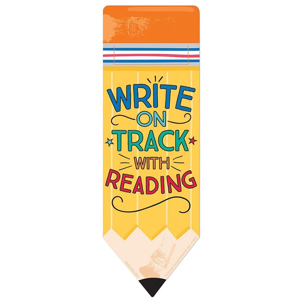 Write on Track with Reading Pencil Bookmarks