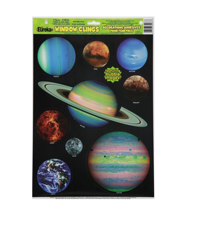 Hubble Image Planets Window Clings