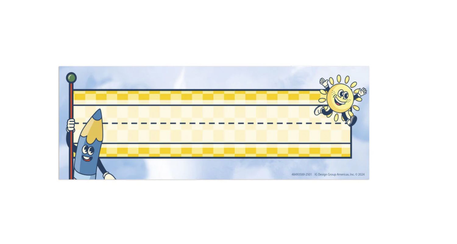 S&#39;Cool Era Tented Name Plates