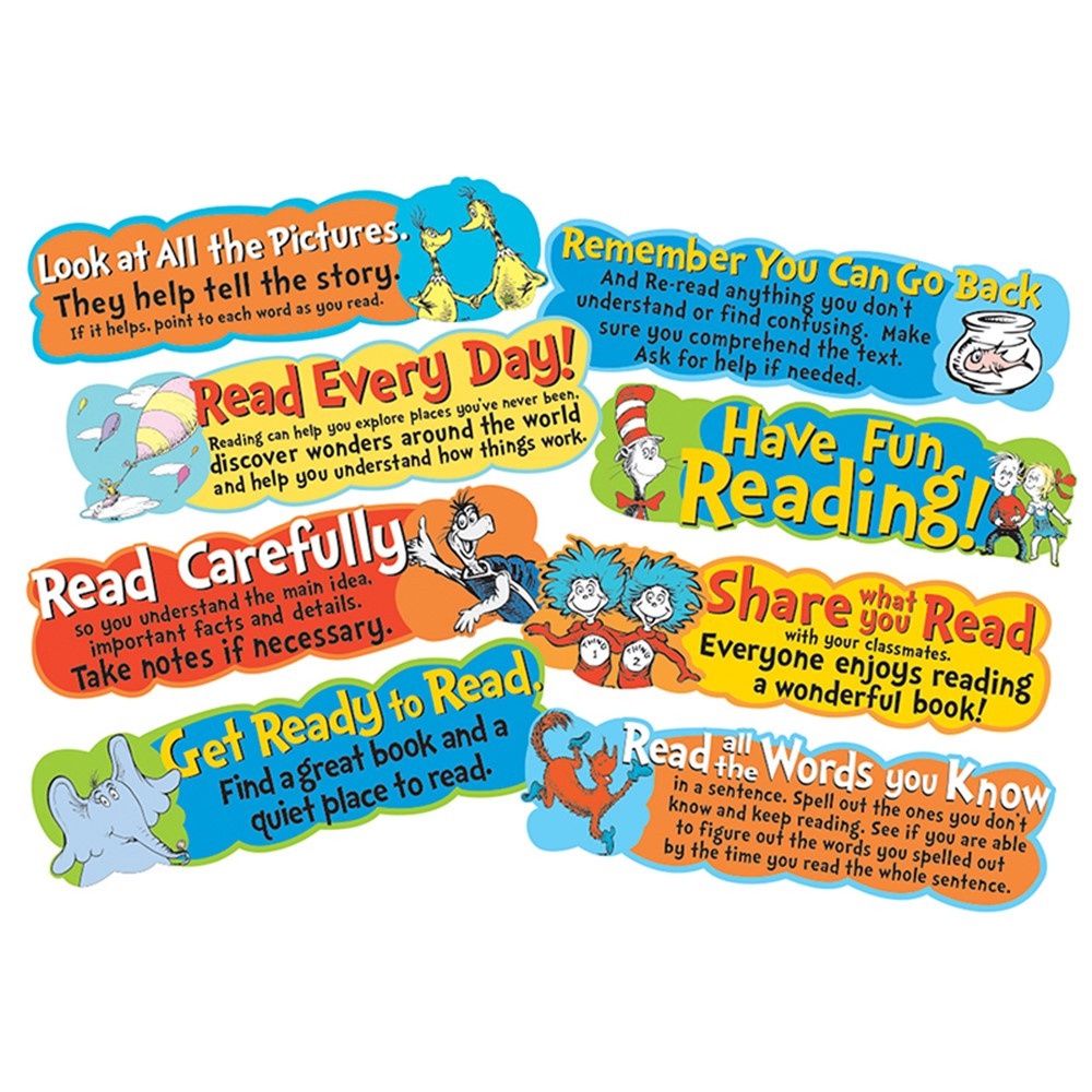 Dr. Seuss Reading Tips Mini BBS