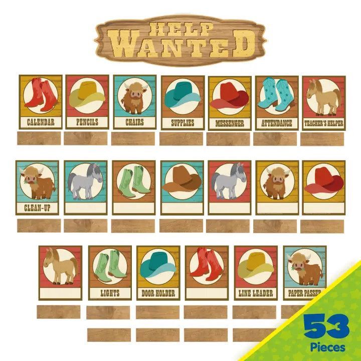 Wild Wild Classroom Class Jobs Mini BBS