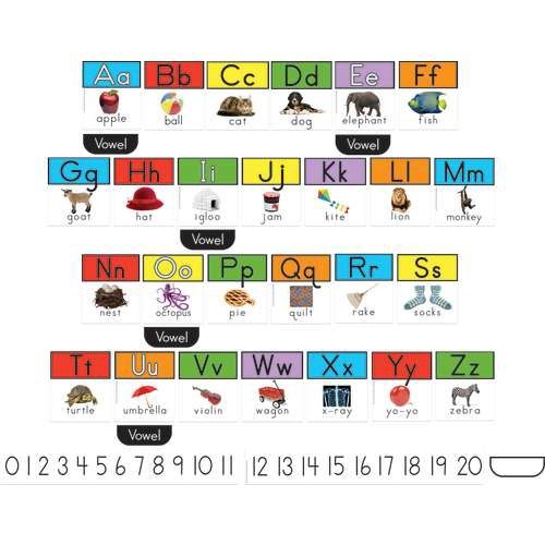 Alphabet Mini Bulletin Board Set