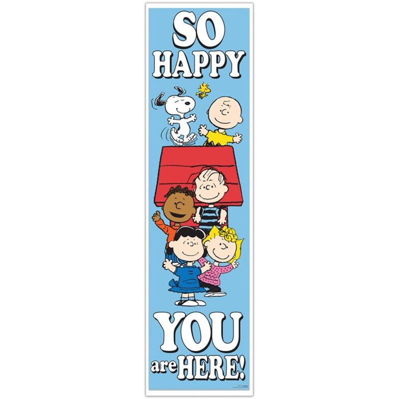 Peanuts So Happy You Are Here Banner