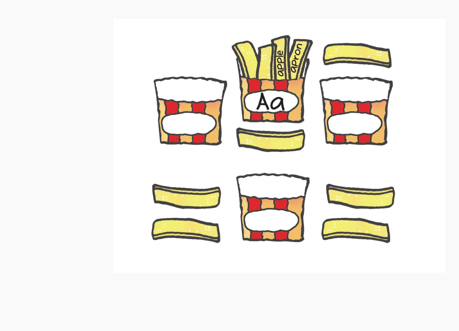Fast Food French Fry Mini BBS