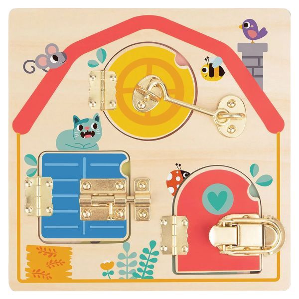 Wooden Montessori Busy Board