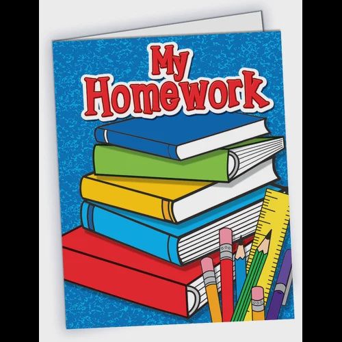 fr4941 My Homework Pocket Folder