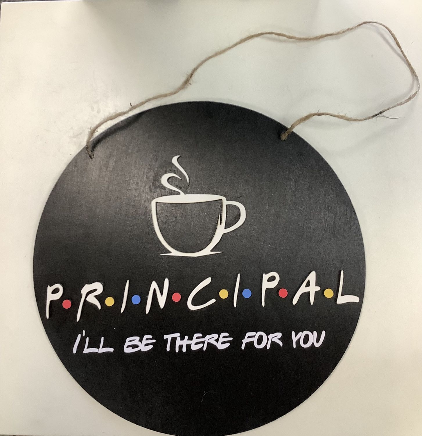 SMALL- Friends Principal Door Sign
