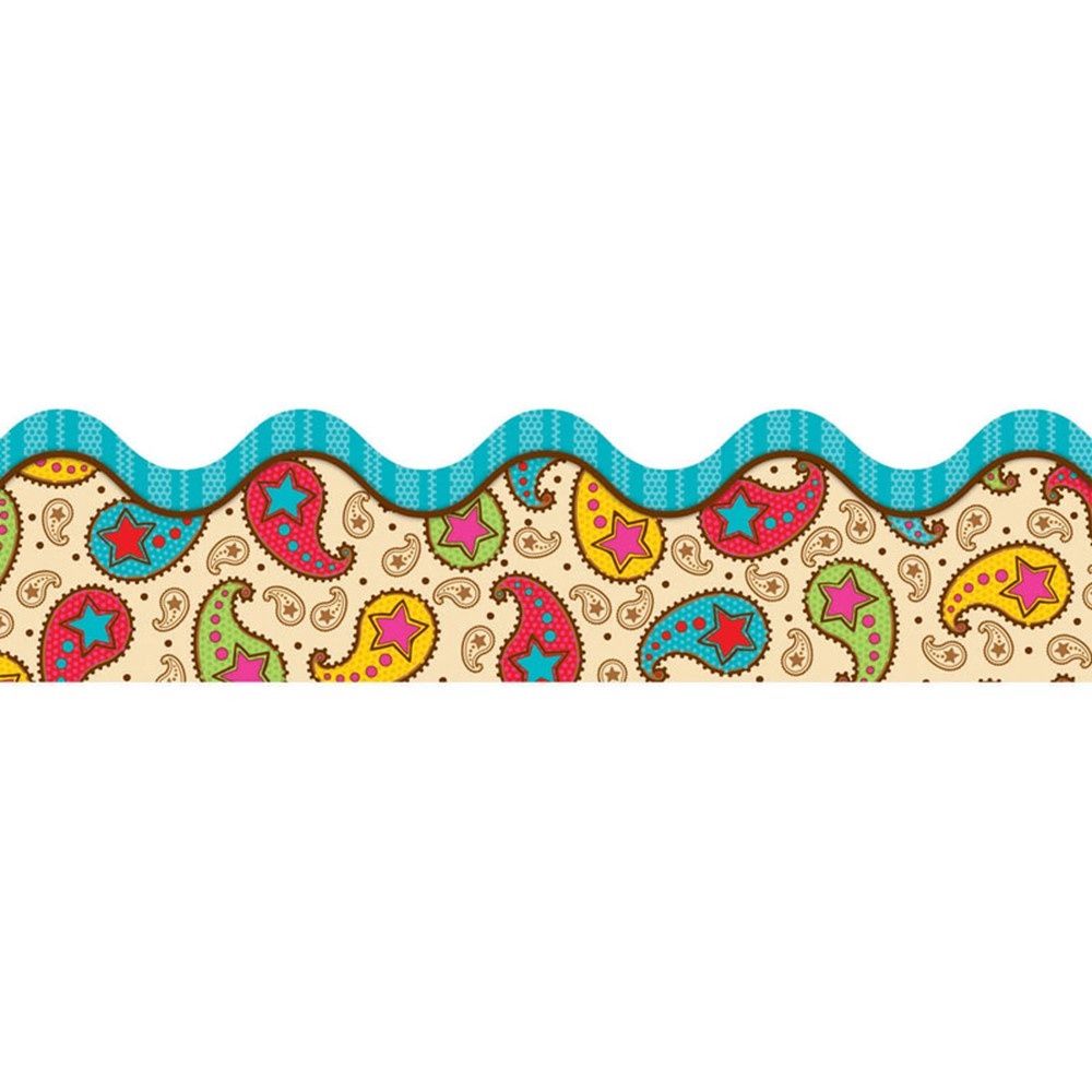 Paisley  Power Border Trim