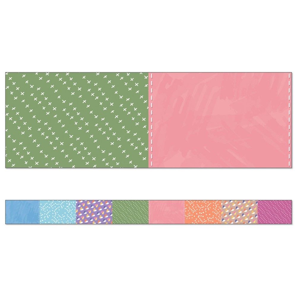 Patchwork Straight Border Trim