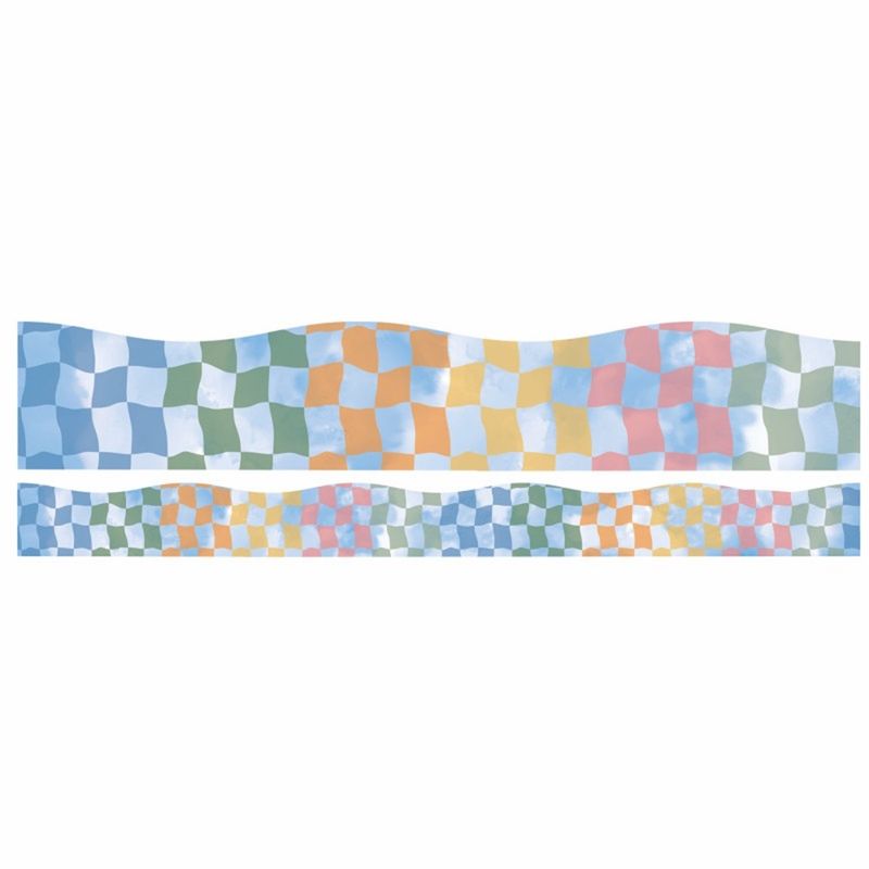 S&#39;Cool Era Rainbow Checkered Sky Border