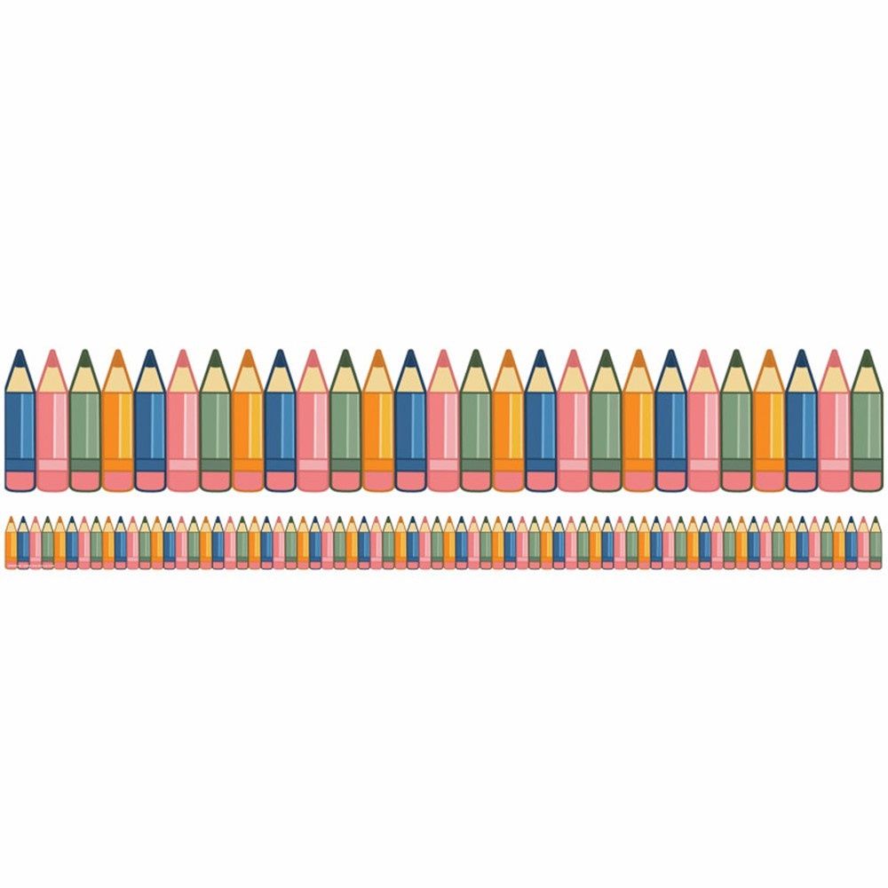 S&#39;Cool Era Die Cut Pencils Border