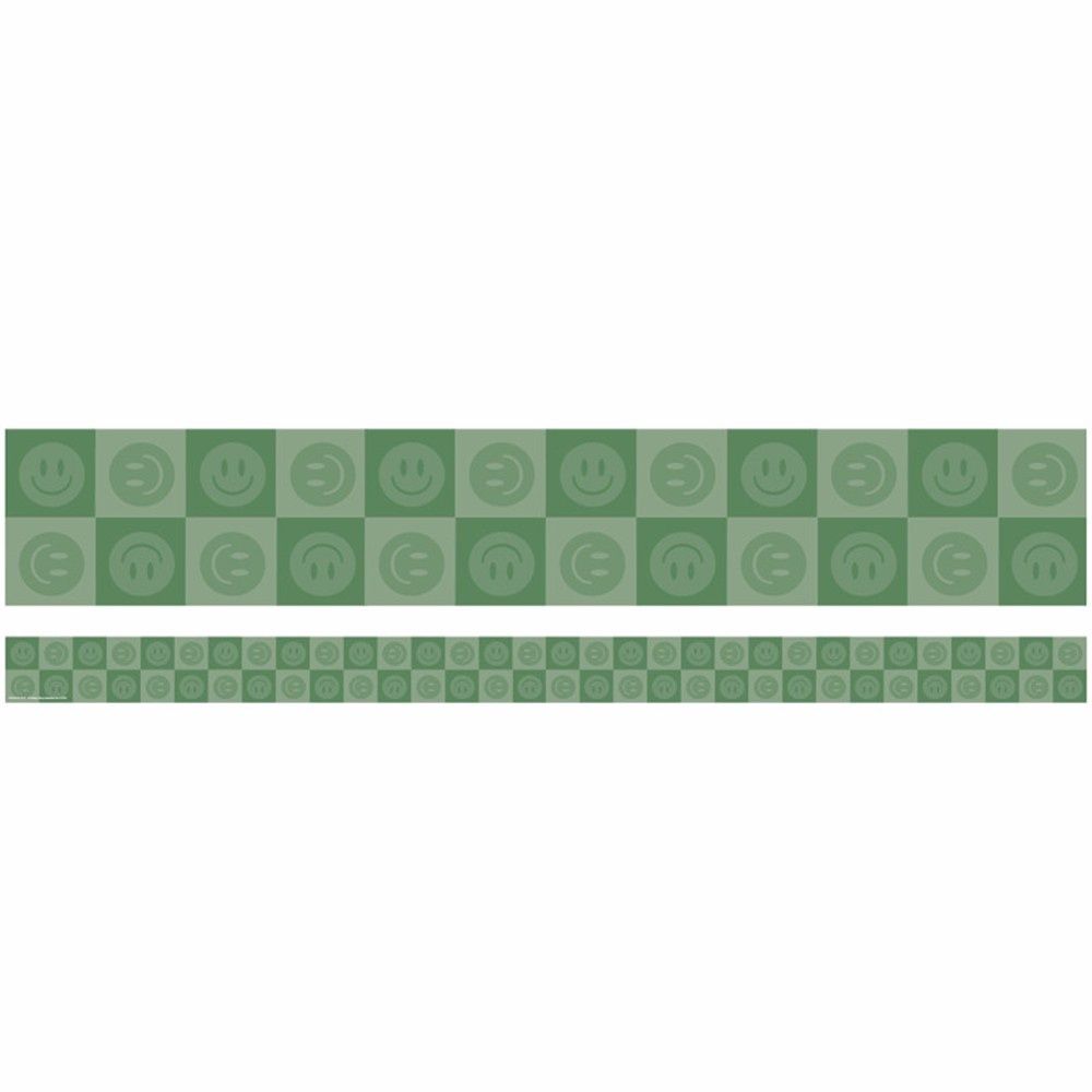 S&#39;Cool Era Green Smiles Border