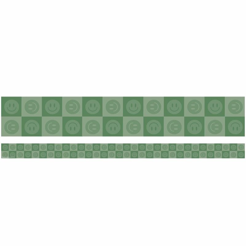 S&#39;Cool Era Green Smiles Border
