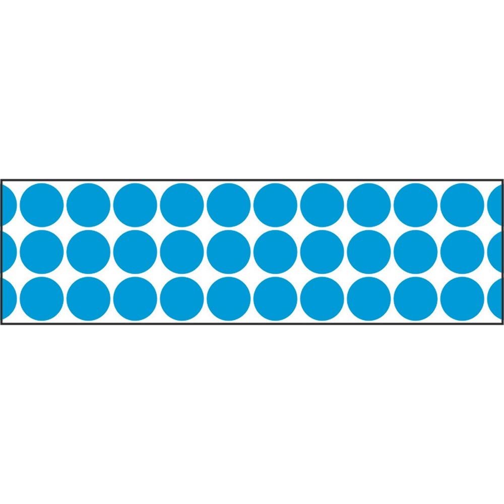 Big Dots Blue Border