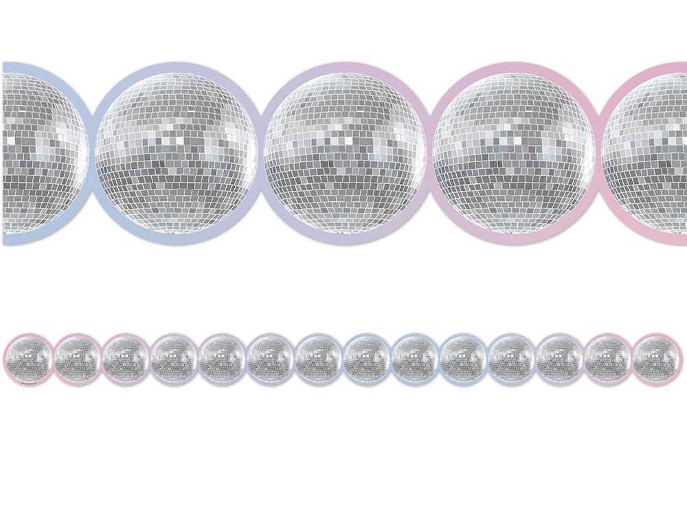 Disco Balls Die-Cut Border Trim