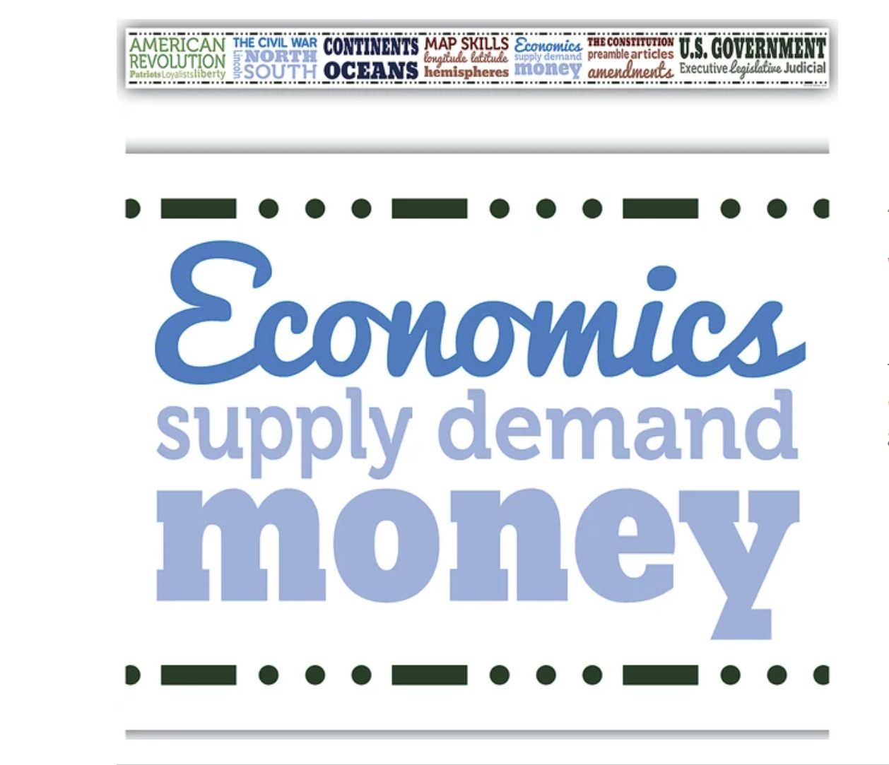 Social Studies Chatter Border Trim