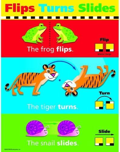 Flips Turns &amp; Slides Chart Poster