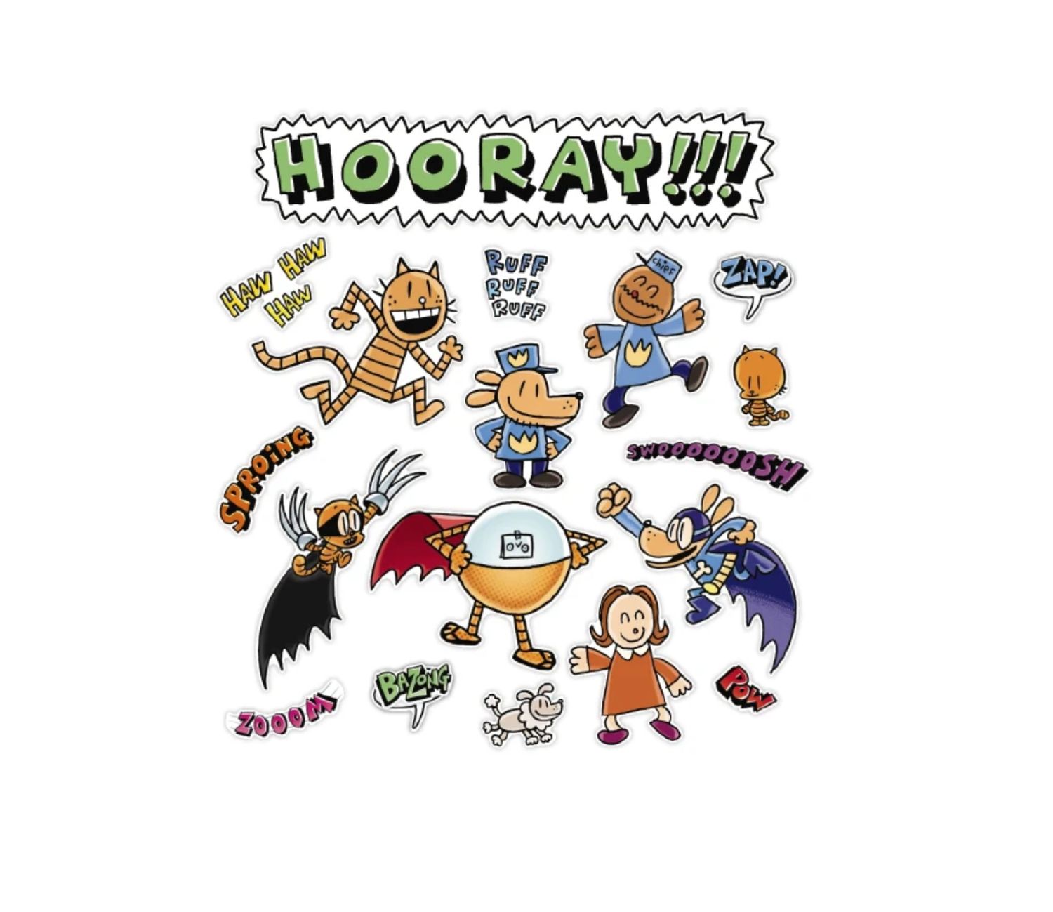 Dog Man Character Fun Bulletin Board Set