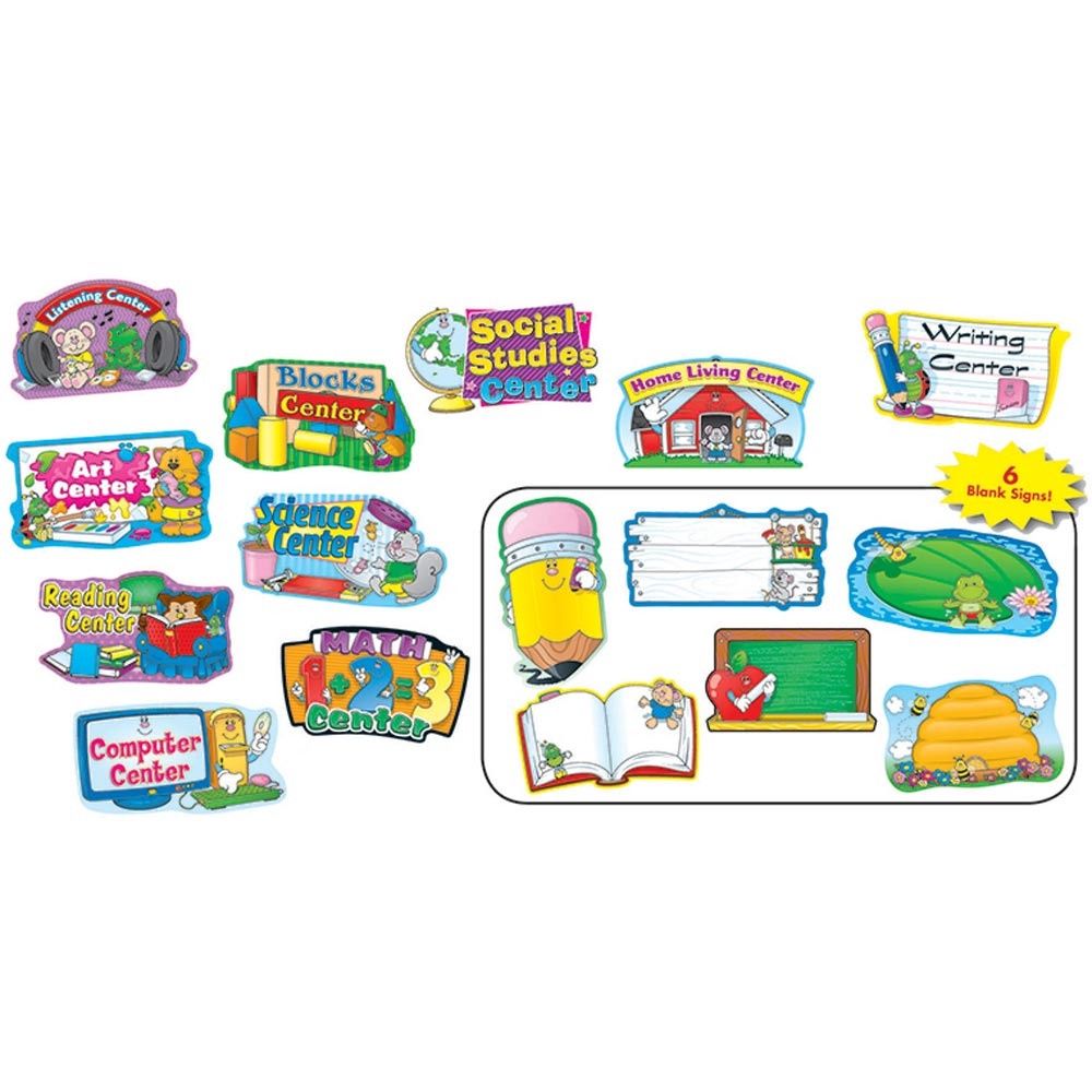 Center Signs Mini Bulletin Board Set