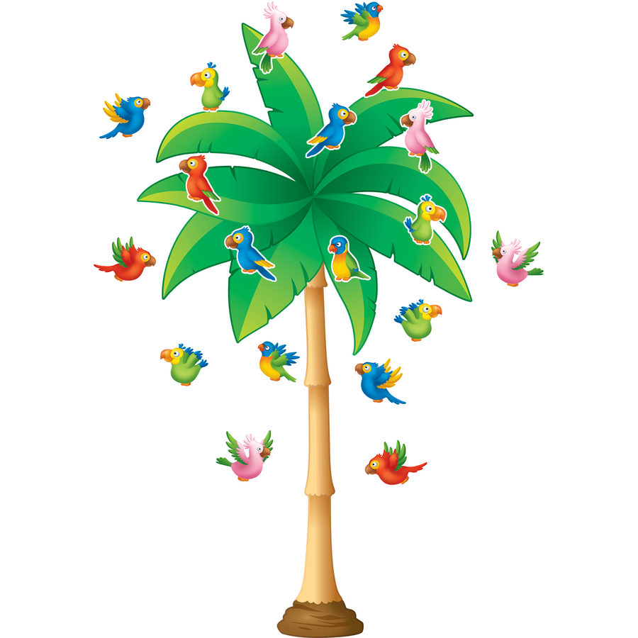 Tropical Trees Bulletin Board Set
