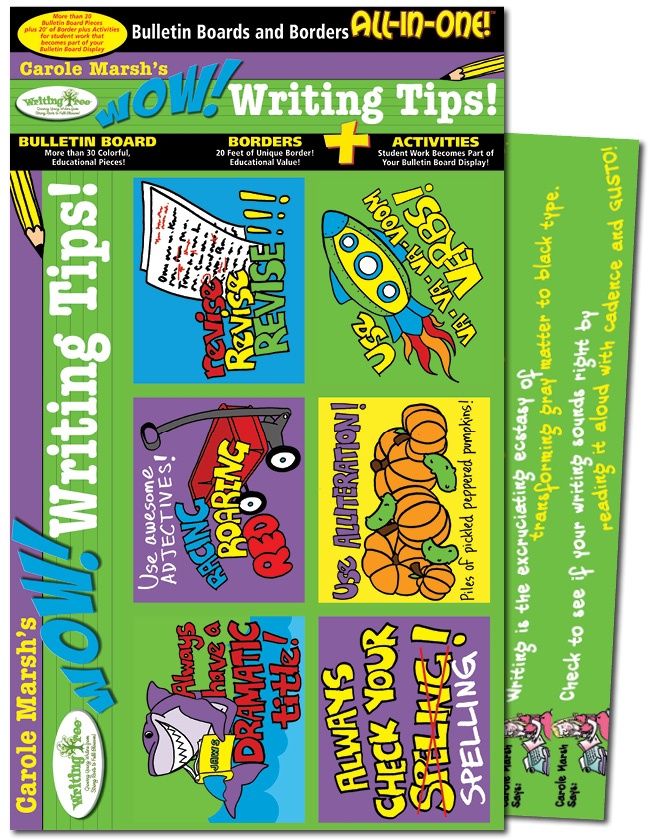 Wow! Writing Tips! Bulletin Boards with Borders