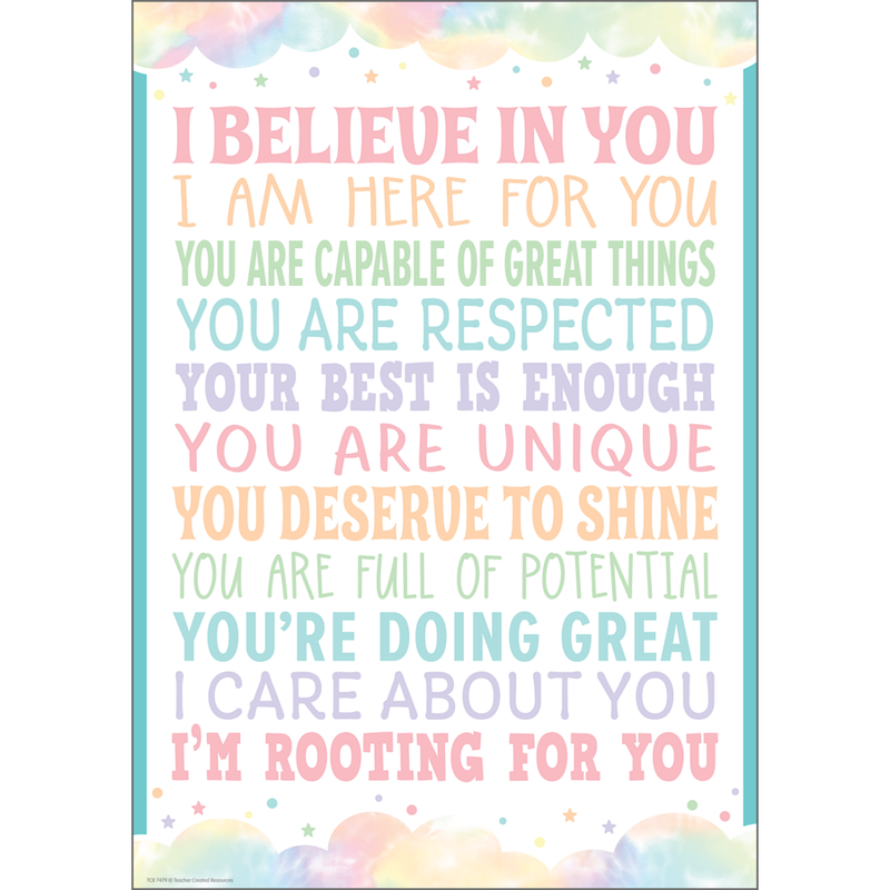 I Believe In You Positive Poster