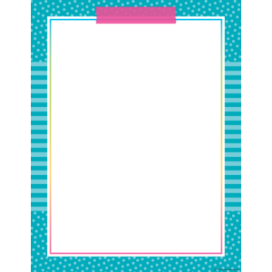 Colorful Vibes Blank Chart