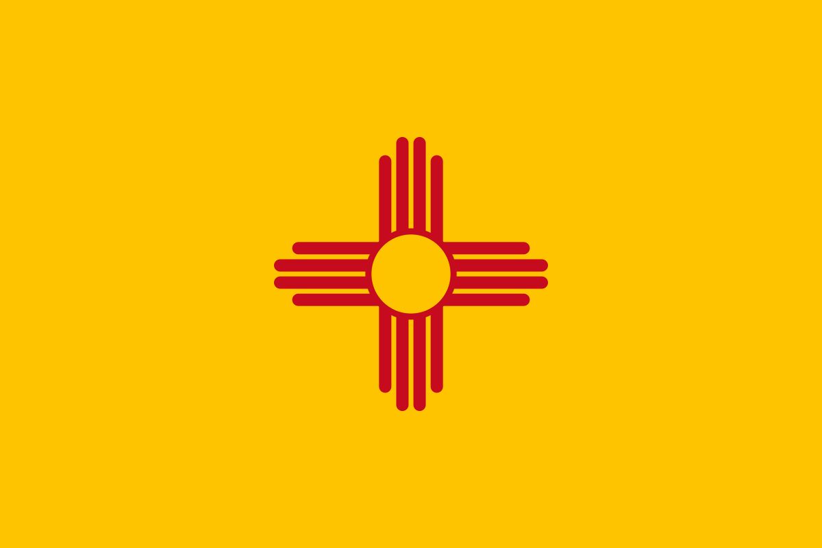 17&quot; x 11&quot; New Mexico Flag Poster