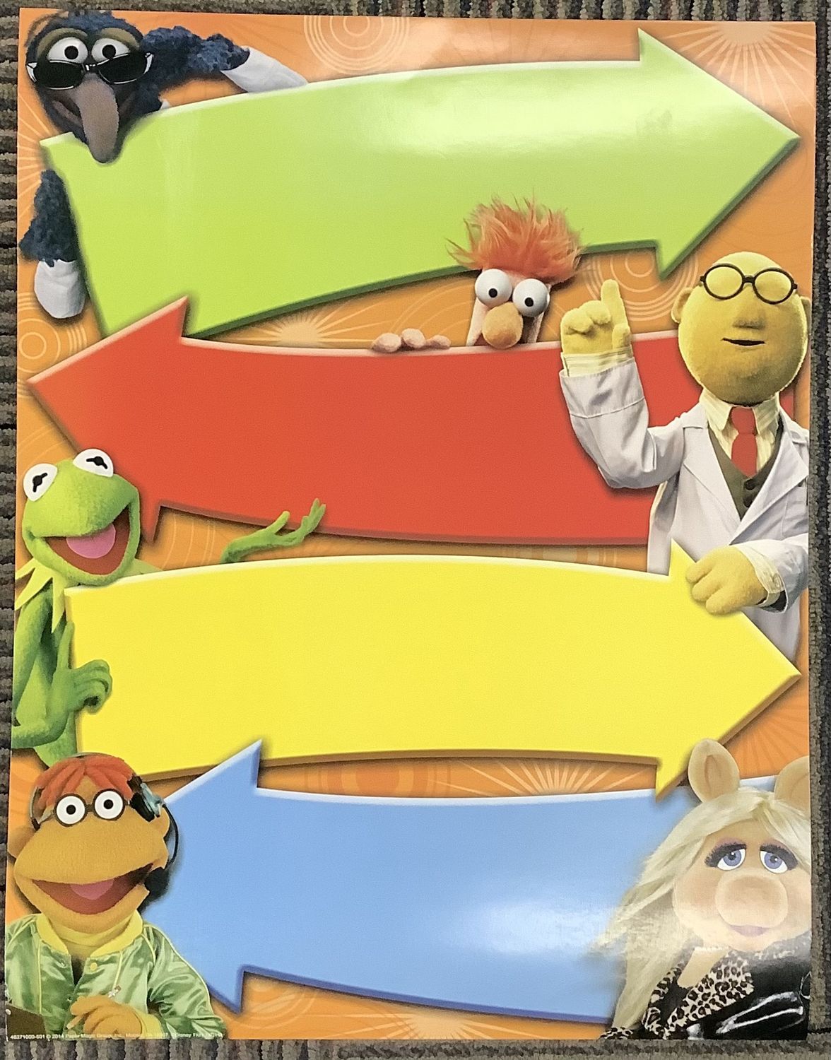 Muppets Blank Chart