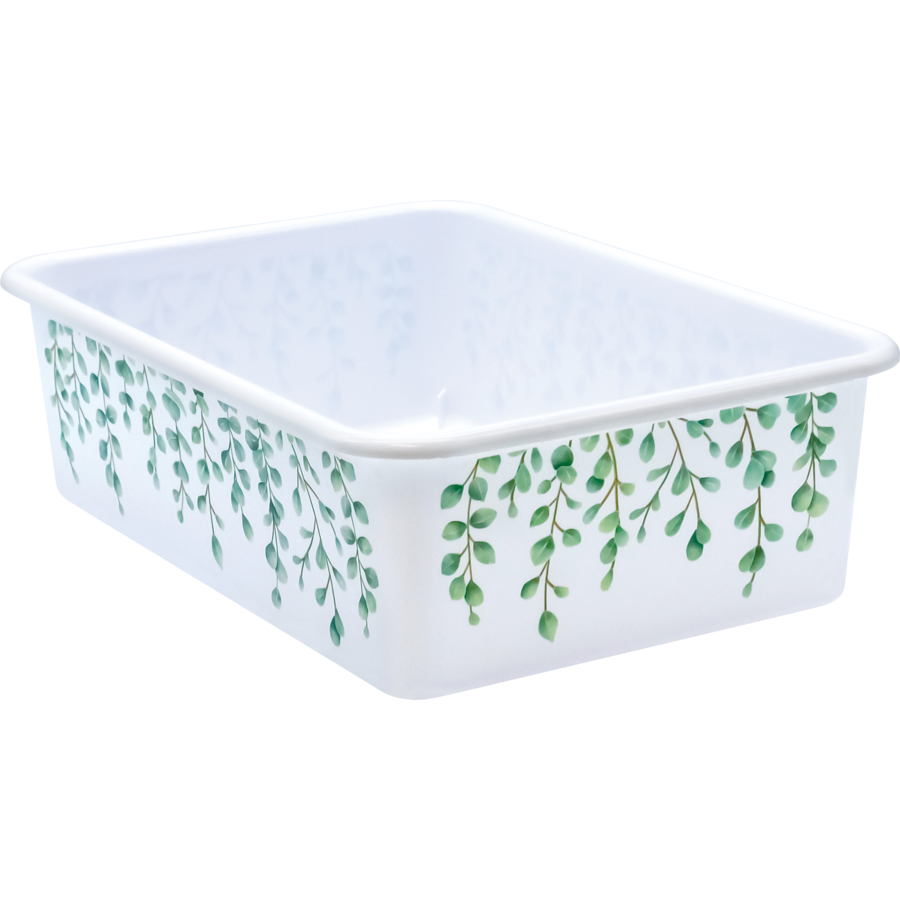 Eucalyptus Large Plastic Storage Bin