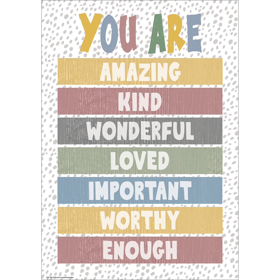 You Are Enough Positive Poster