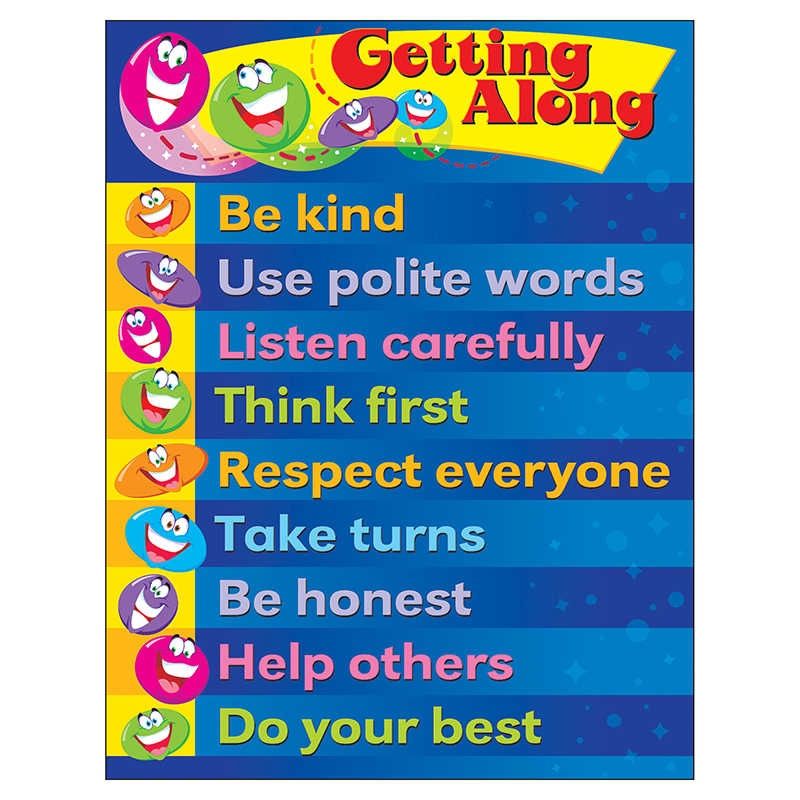 Getting Along Learning Chart, 17″ x 22″
