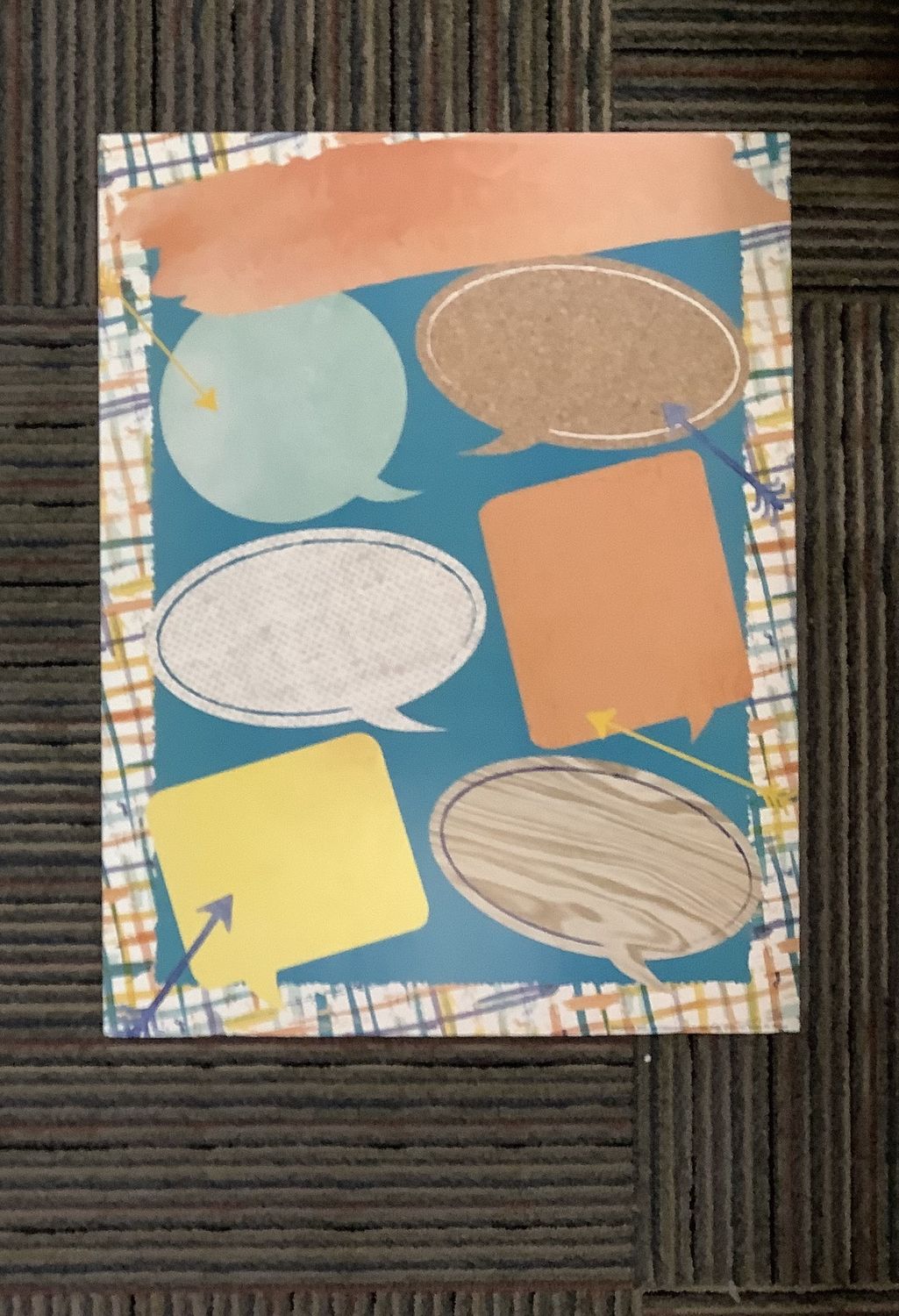 Message Bubbles Poster