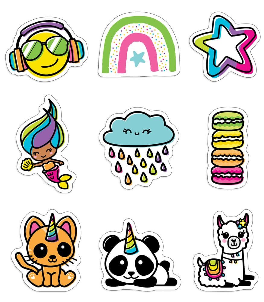 Rainbow Fun Mega Pack Cutouts