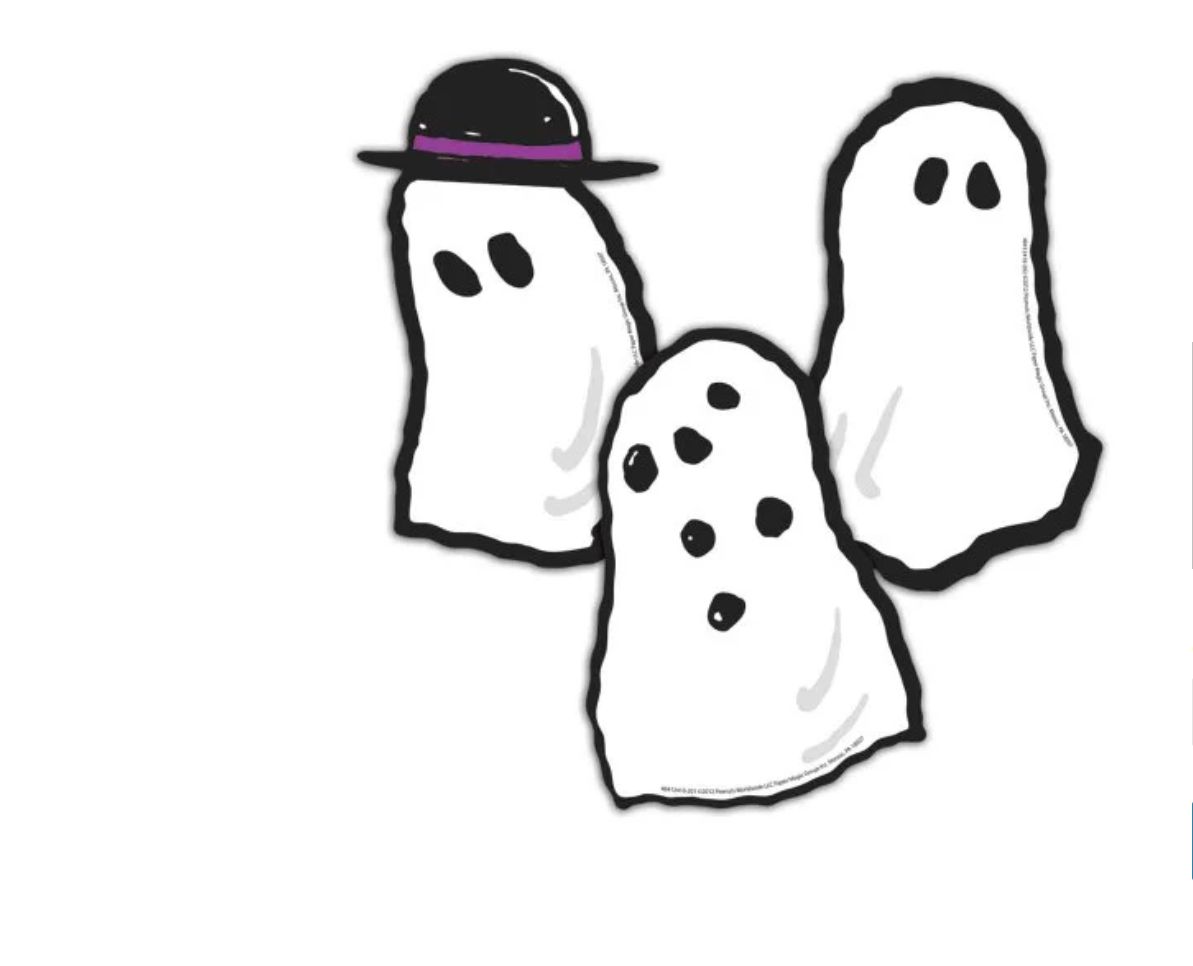 Peanuts Halloween Ghosts Paper Cut-Outs