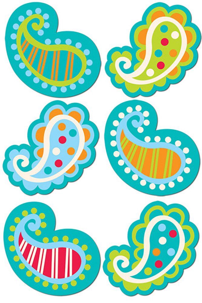 Paisley Dot 6″ Cut Outs