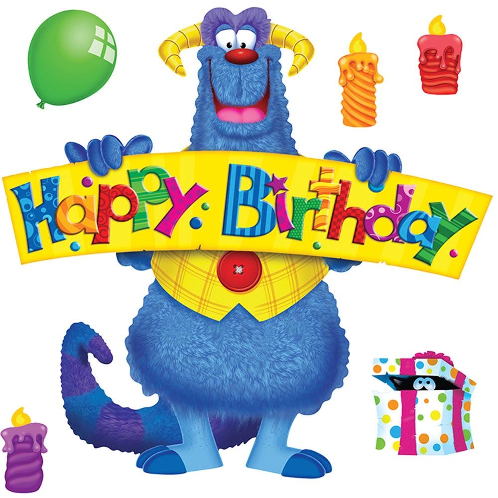 Furry Friends® Birthday Fun Bulletin Board Set