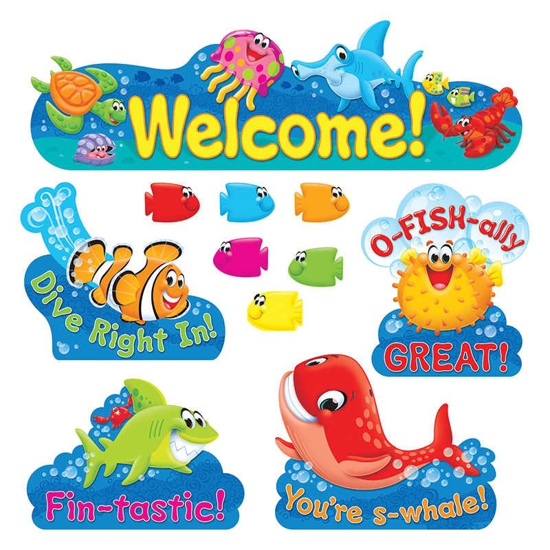 Sea Buddies™ Welcome Bulletin Board Set