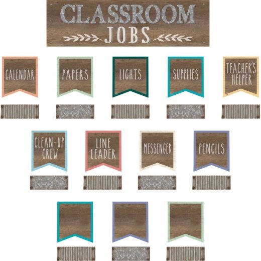 Home Sweet Classroom Classroom Jobs Mini Bulletin Board Set