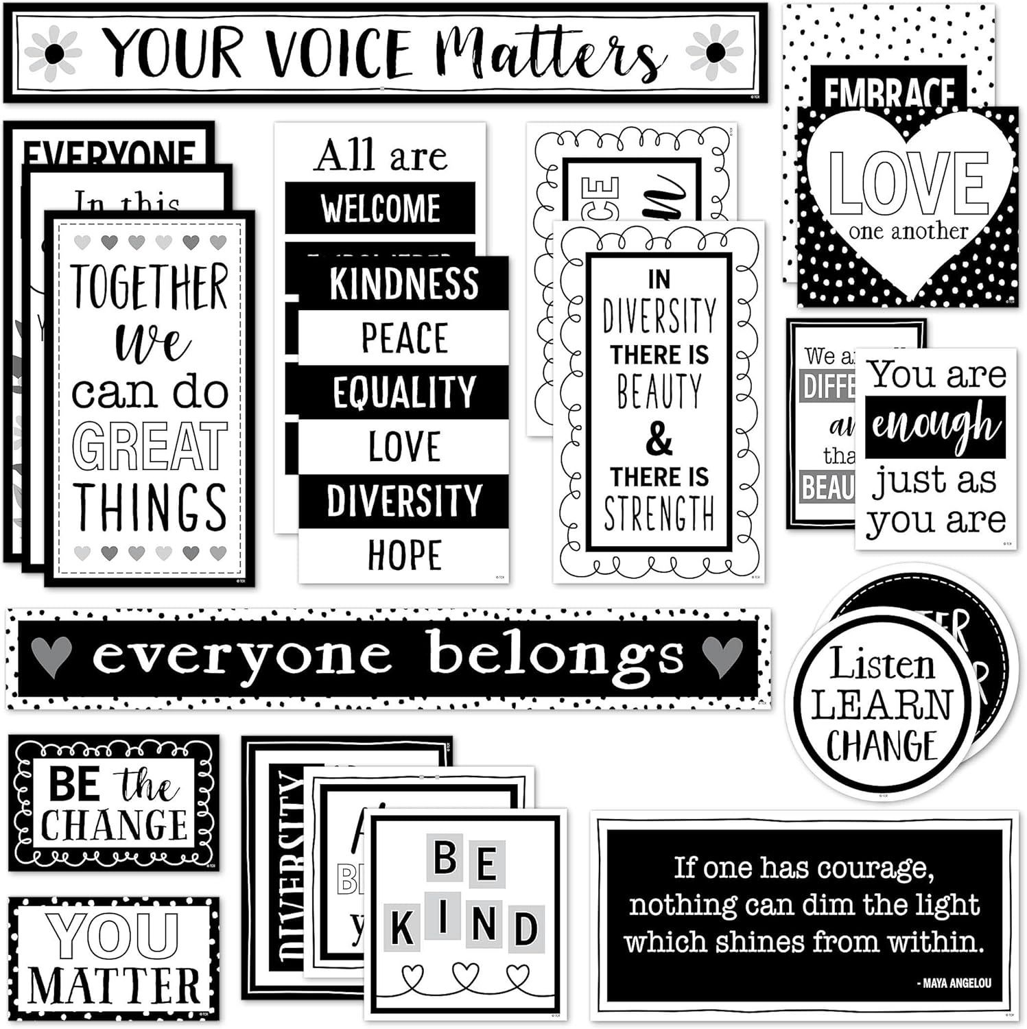 Celebrate Diversity Mini Bulletin Board Set