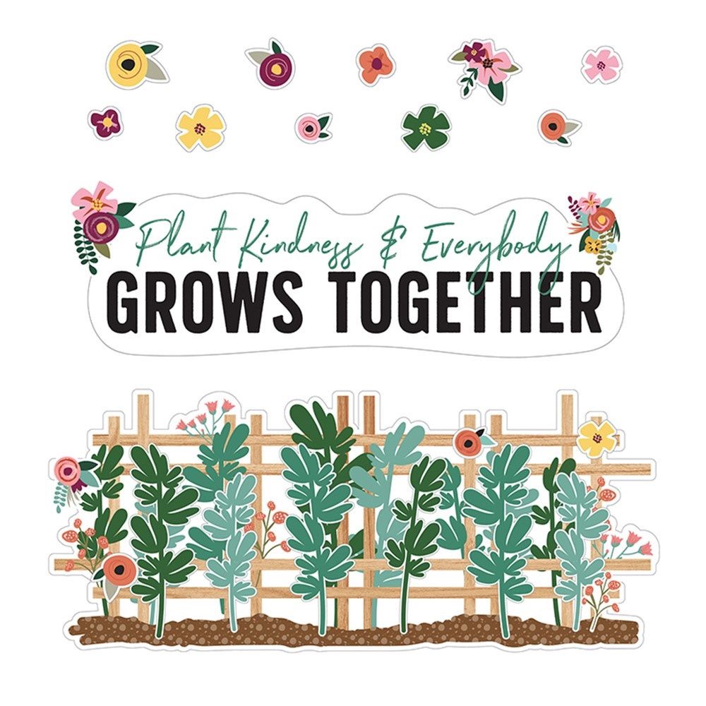 Grow Together Plant Kindness &amp; Everybody Grows Together Bulletin Board Set